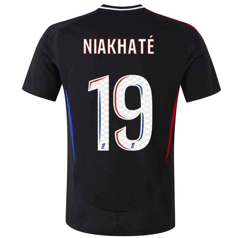 Danxen Kid Moussa Niakhaté #19 Black Away Jersey 2024/25 T-Shirt