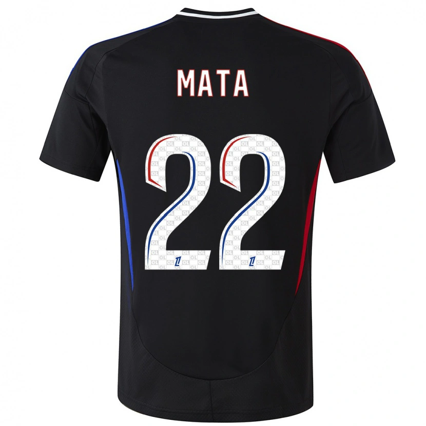 Danxen Kid Clinton Mata #22 Black Away Jersey 2024/25 T-Shirt