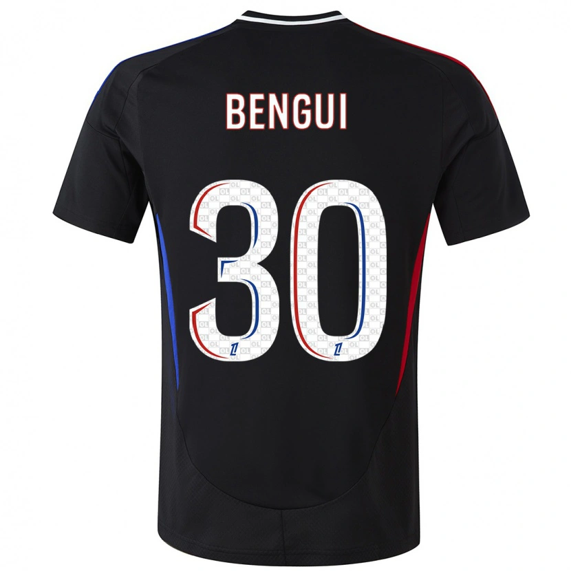 Danxen Kid Justin Bengui Joao #30 Black Away Jersey 2024/25 T-Shirt