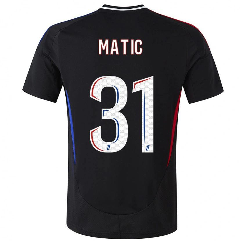 Danxen Kid Nemanja Matic #31 Black Away Jersey 2024/25 T-Shirt