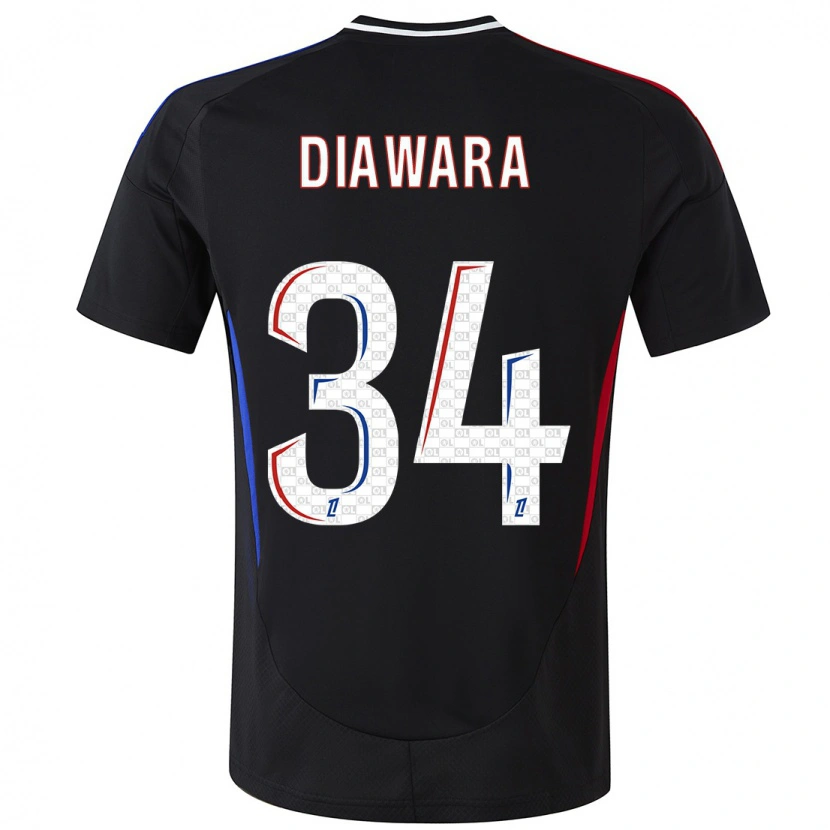 Danxen Kid Mahamadou Diawara #34 Black Away Jersey 2024/25 T-Shirt