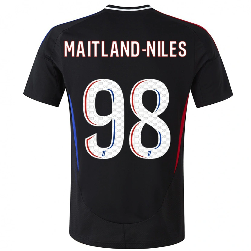 Danxen Kid Ainsley Maitland-Niles #98 Black Away Jersey 2024/25 T-Shirt