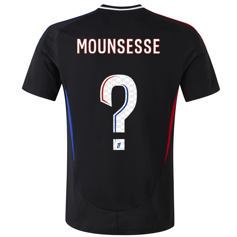 Danxen Kid Jérémy Mounsesse #0 Black Away Jersey 2024/25 T-Shirt