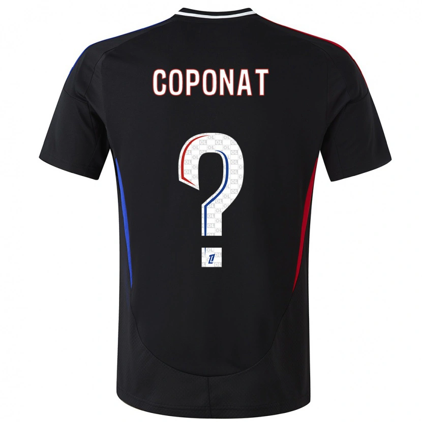 Danxen Kid Lilian Coponat #0 Black Away Jersey 2024/25 T-Shirt