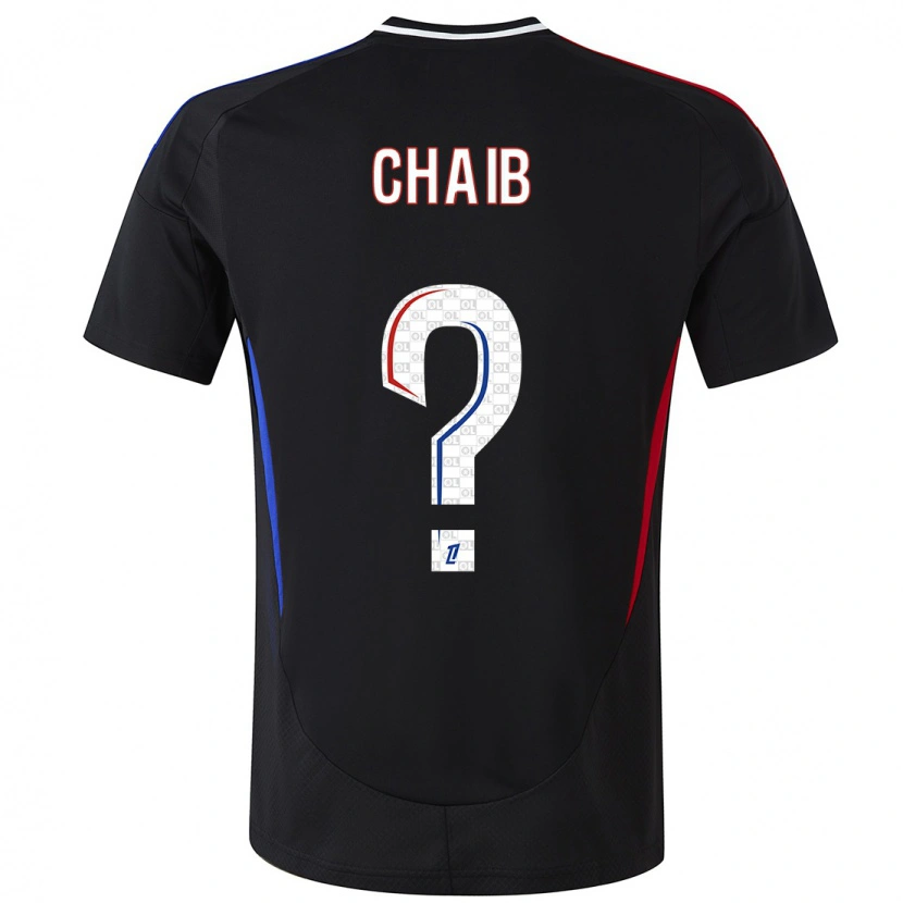 Danxen Kid Yacine Chaib #0 Black Away Jersey 2024/25 T-Shirt