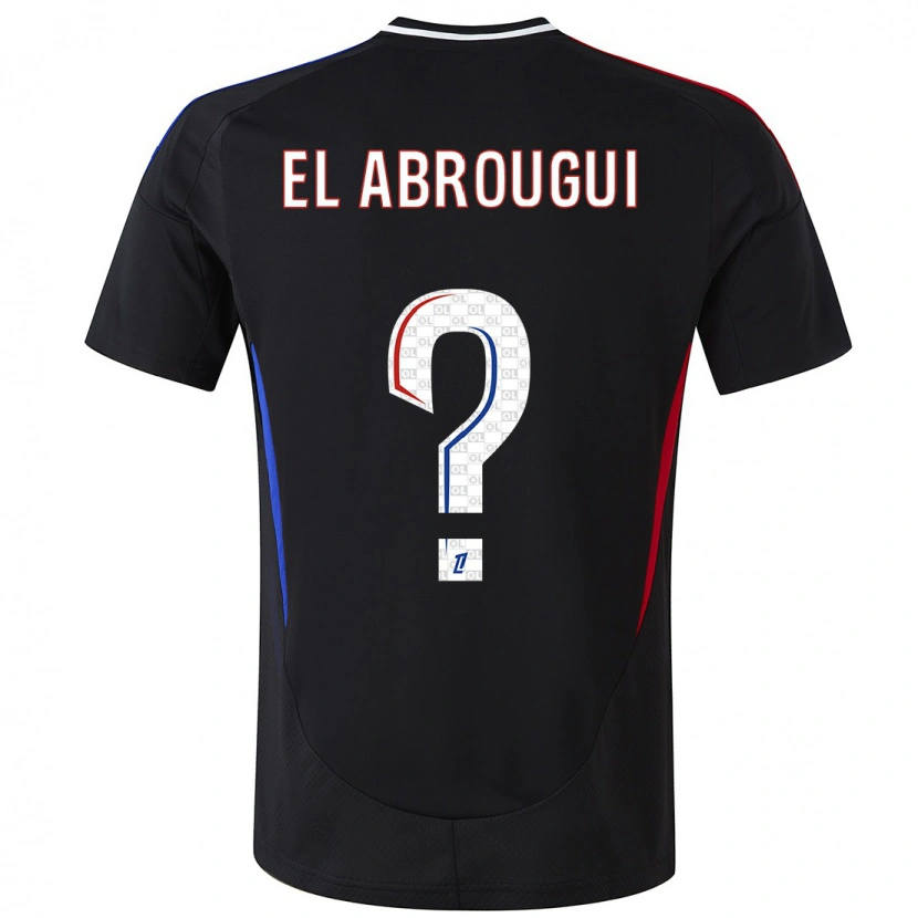 Danxen Kid Wassim El Abrougui #0 Black Away Jersey 2024/25 T-Shirt