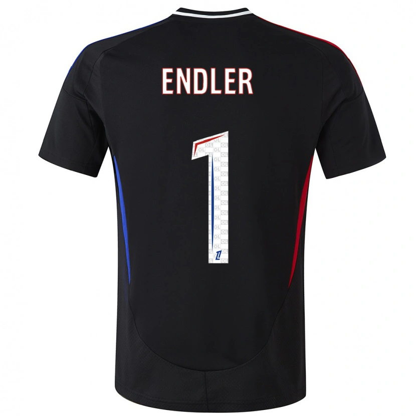 Danxen Kid Christiane Endler #1 Black Away Jersey 2024/25 T-Shirt