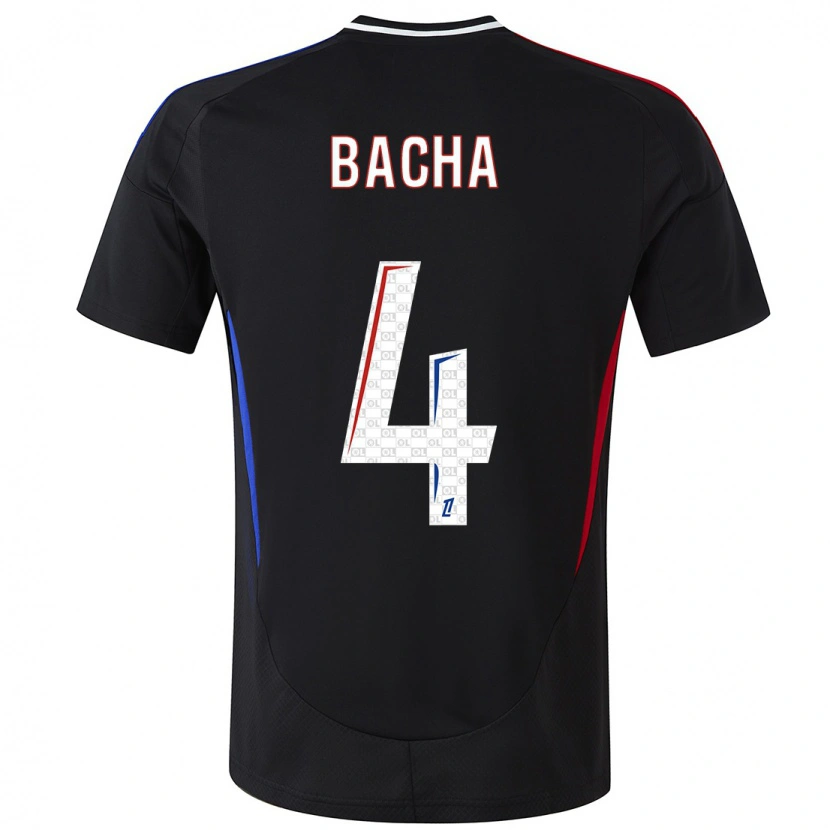 Danxen Kid Selma Bacha #4 Black Away Jersey 2024/25 T-Shirt