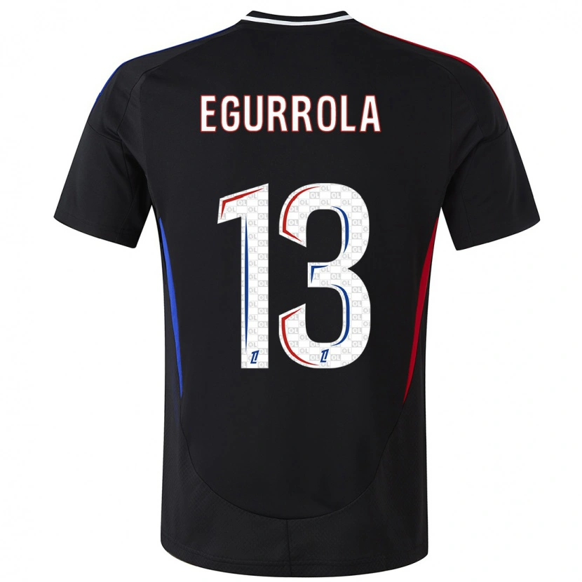 Danxen Kid Damaris Egurrola #13 Black Away Jersey 2024/25 T-Shirt