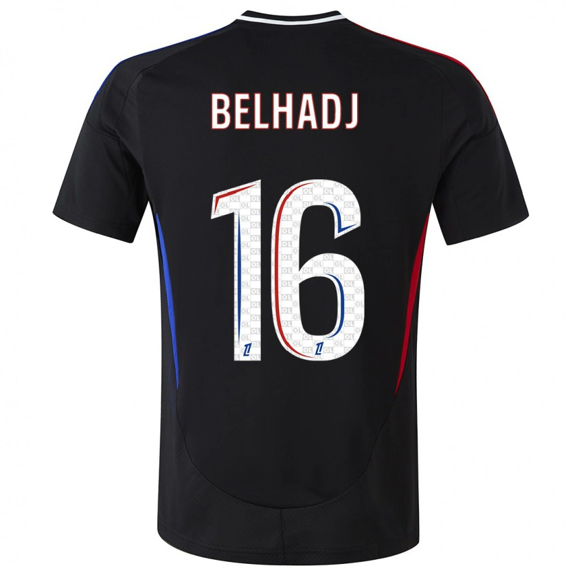 Danxen Kid Féerine Belhadj #16 Black Away Jersey 2024/25 T-Shirt