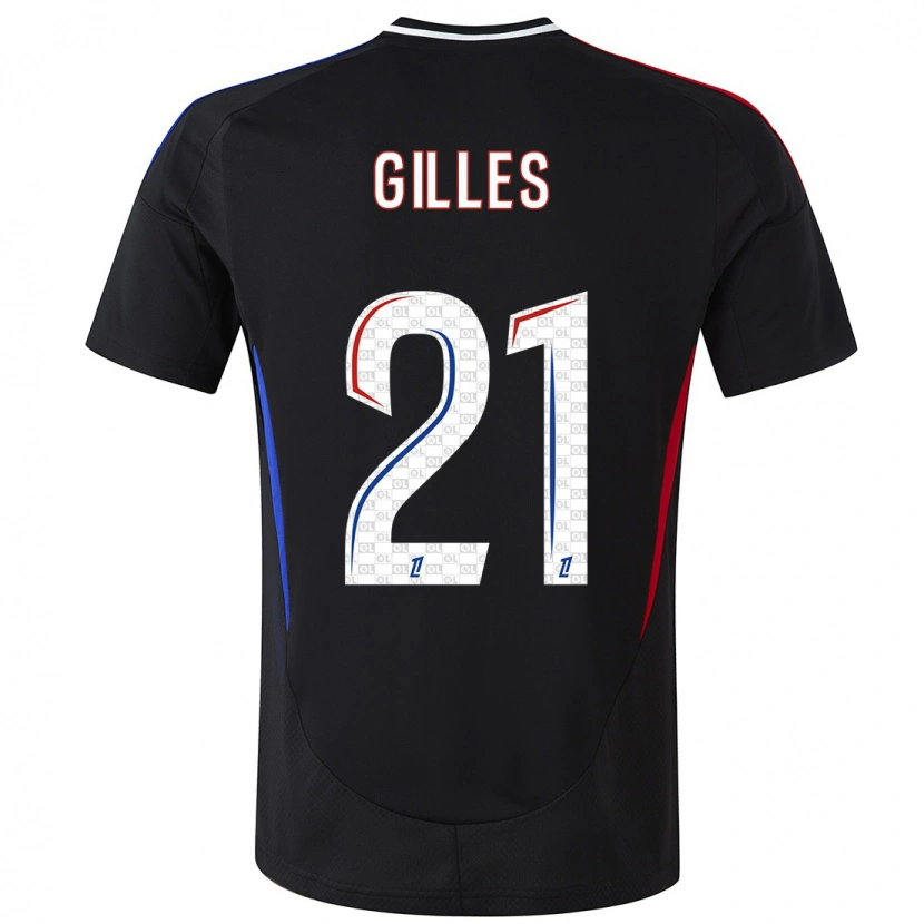 Danxen Kid Vanessa Gilles #21 Black Away Jersey 2024/25 T-Shirt