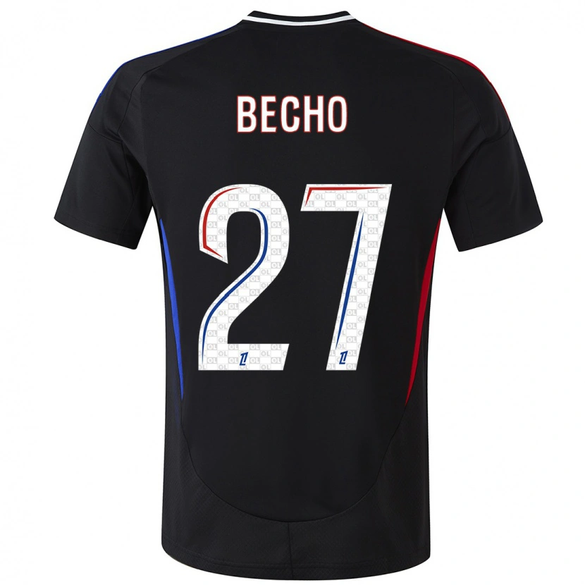 Danxen Kid Vicki Bècho #27 Black Away Jersey 2024/25 T-Shirt