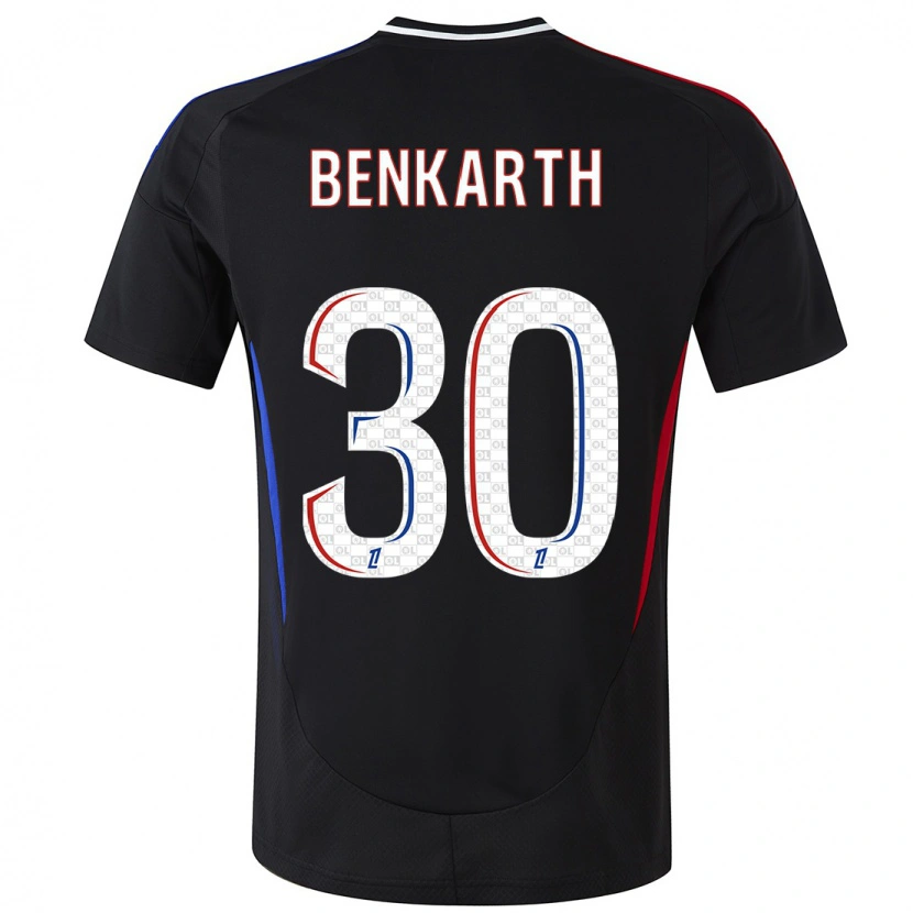 Danxen Kid Laura Benkarth #30 Black Away Jersey 2024/25 T-Shirt