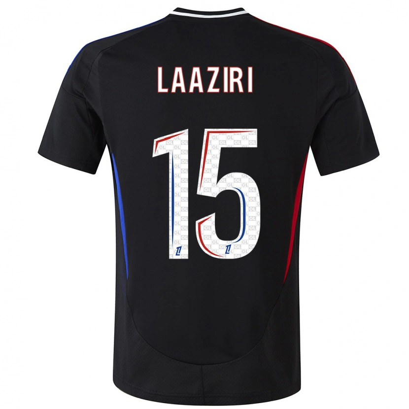 Danxen Kid Achraf Laâziri #15 Black Away Jersey 2024/25 T-Shirt