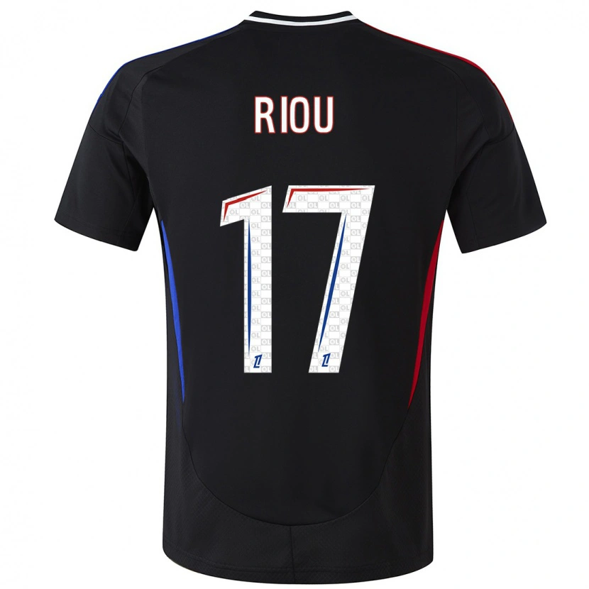 Danxen Kid Rémy Riou #17 Black Away Jersey 2024/25 T-Shirt