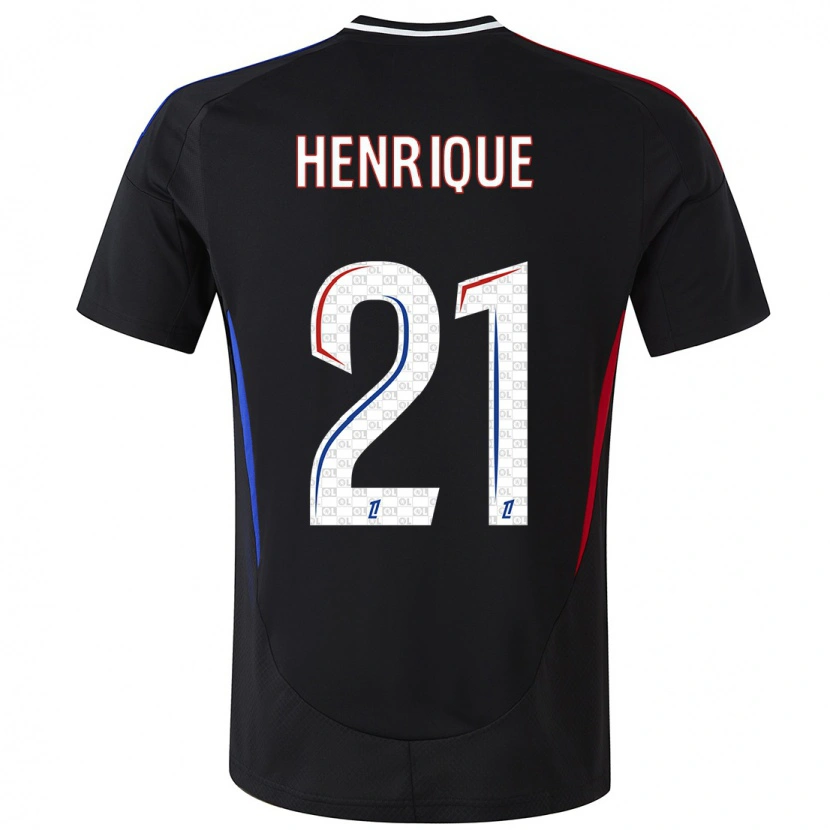 Danxen Kid Henrique Silva #21 Black Away Jersey 2024/25 T-Shirt