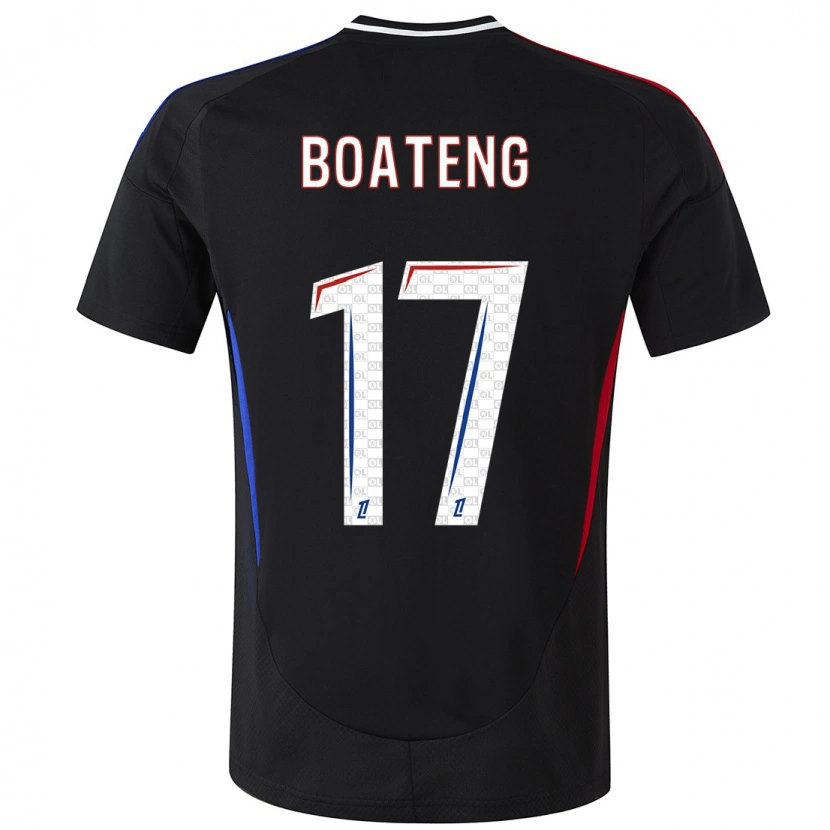 Danxen Kid Jerome Boateng #17 Black Away Jersey 2024/25 T-Shirt