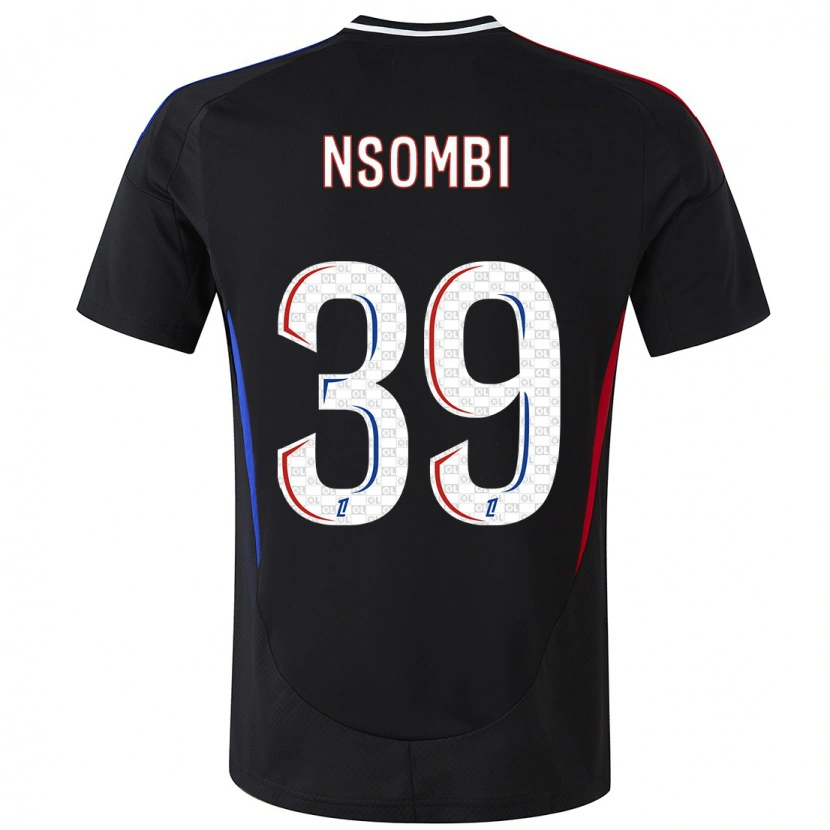 Danxen Kid Gael Nsombi #39 Black Away Jersey 2024/25 T-Shirt