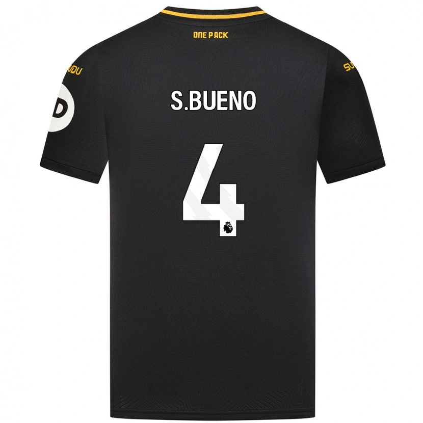 Danxen Kid Santiago Bueno #4 Black Away Jersey 2024/25 T-Shirt