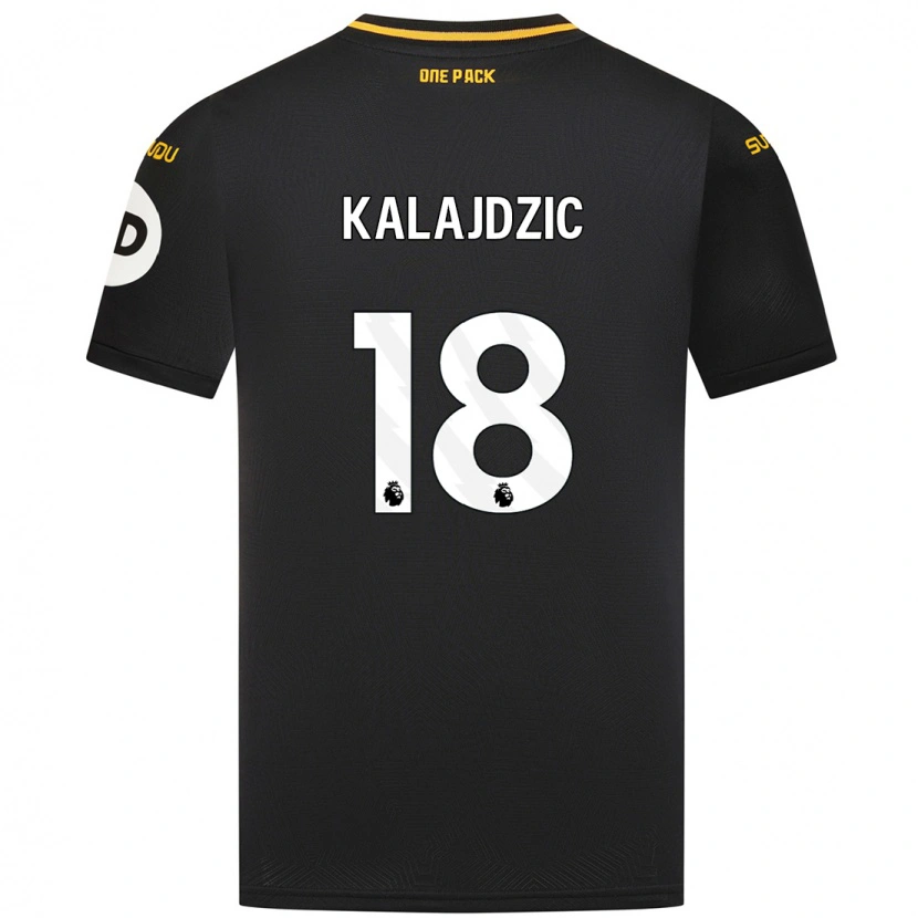 Danxen Kid Sasa Kalajdzic #18 Black Away Jersey 2024/25 T-Shirt