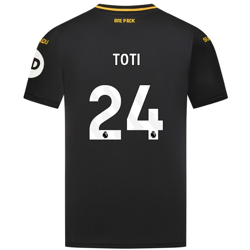 Danxen Kid Toti #24 Black Away Jersey 2024/25 T-Shirt