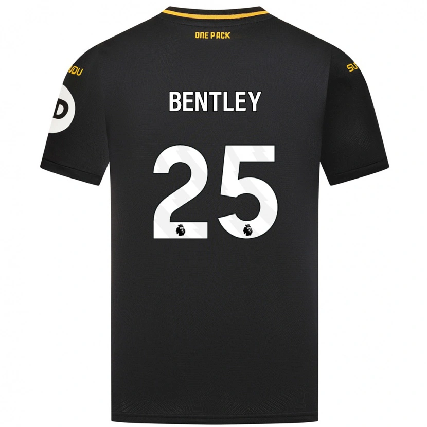 Danxen Kid Daniel Bentley #25 Black Away Jersey 2024/25 T-Shirt