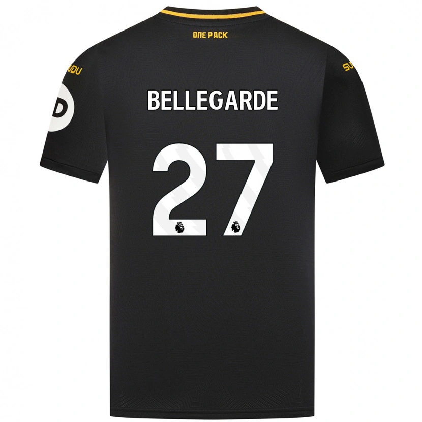 Danxen Kid Jean-Ricner Bellegarde #27 Black Away Jersey 2024/25 T-Shirt