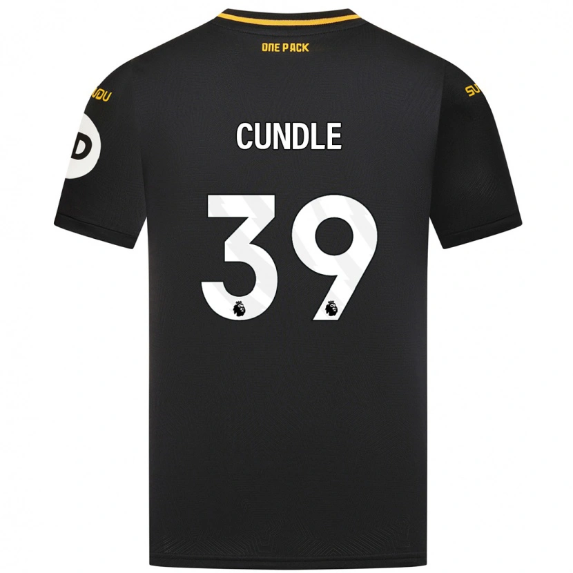 Danxen Kid Luke Cundle #39 Black Away Jersey 2024/25 T-Shirt