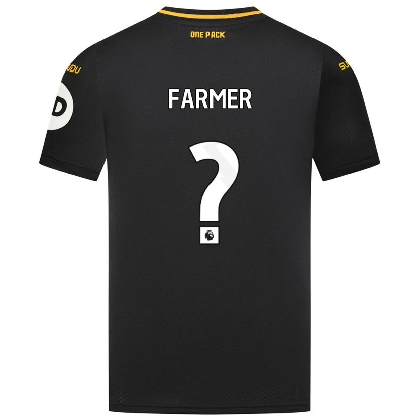 Danxen Kid Owen Farmer #0 Black Away Jersey 2024/25 T-Shirt