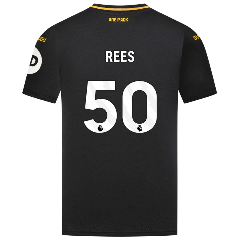 Danxen Kid Mason Rees #50 Black Away Jersey 2024/25 T-Shirt