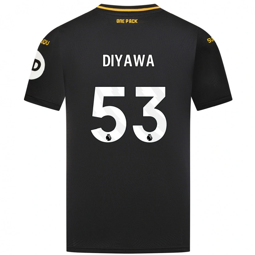 Danxen Kid Aaron Keto-Diyawa #53 Black Away Jersey 2024/25 T-Shirt