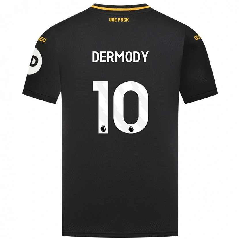 Danxen Kid Helen Dermody #10 Black Away Jersey 2024/25 T-Shirt