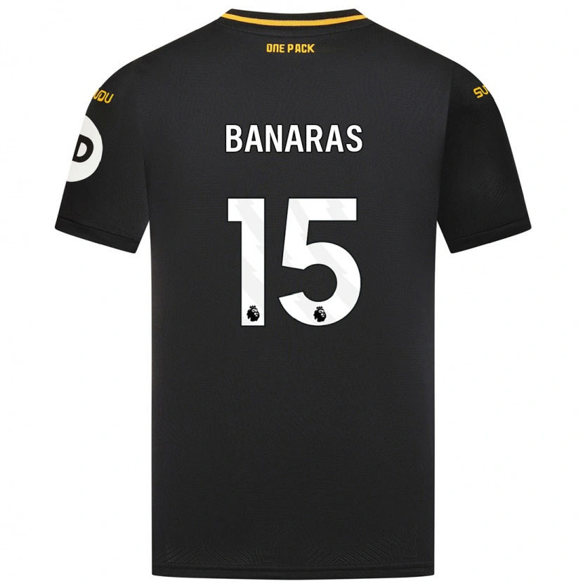 Danxen Kid Layla Banaras #15 Black Away Jersey 2024/25 T-Shirt