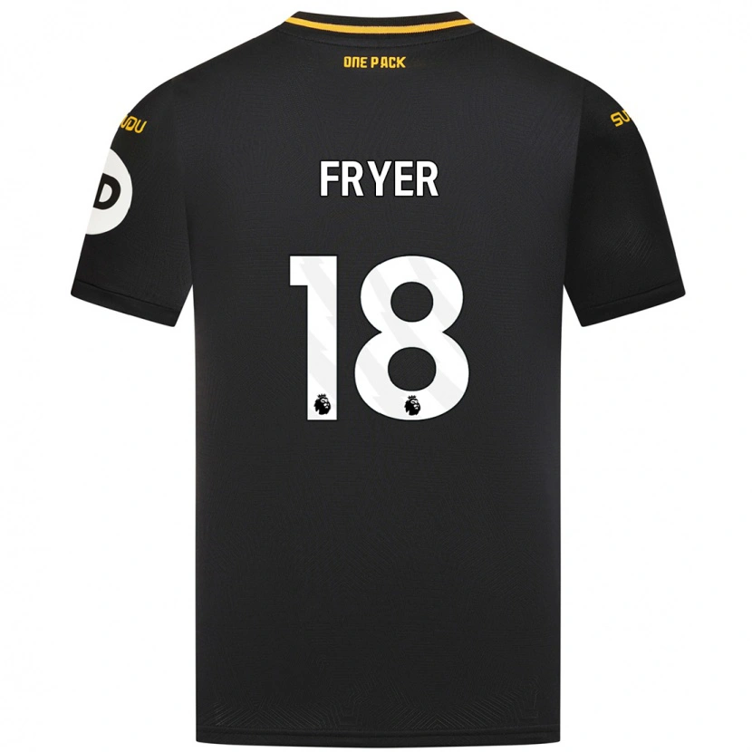 Danxen Kid Hannah Fryer #18 Black Away Jersey 2024/25 T-Shirt