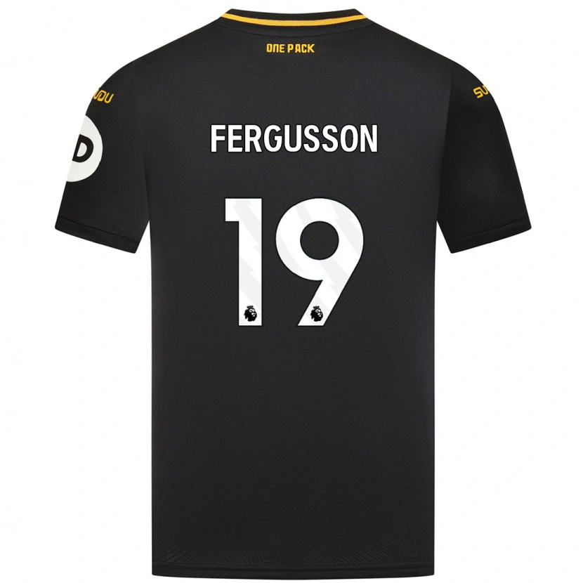 Danxen Kid Liv Fergusson #19 Black Away Jersey 2024/25 T-Shirt