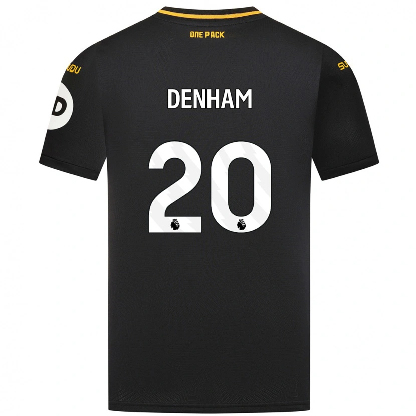 Danxen Kid Ania Denham #20 Black Away Jersey 2024/25 T-Shirt