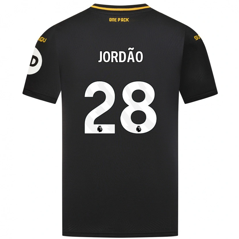 Danxen Kid Bruno Jordão #28 Black Away Jersey 2024/25 T-Shirt