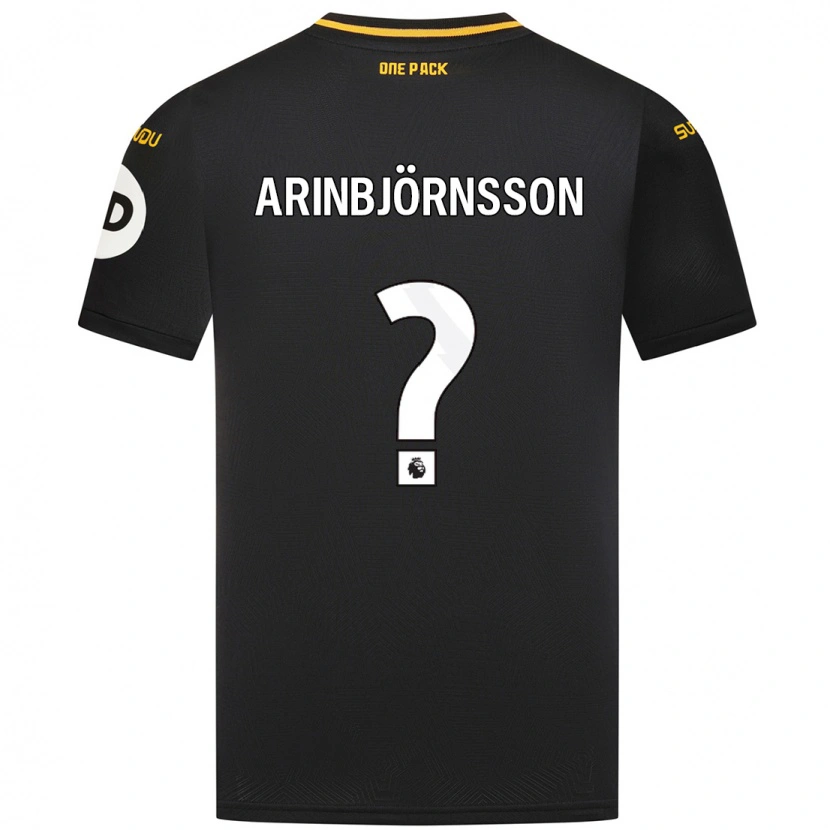 Danxen Kid Pálmi Rafn Arinbjörnsson #0 Black Away Jersey 2024/25 T-Shirt