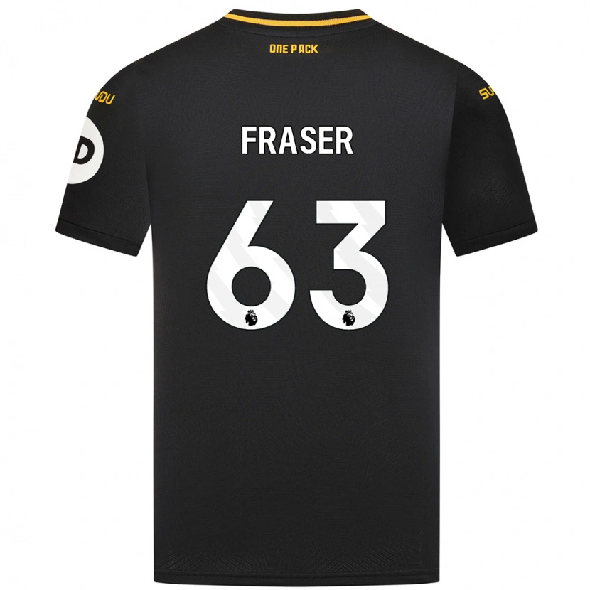 Danxen Kid Nathan Fraser #63 Black Away Jersey 2024/25 T-Shirt