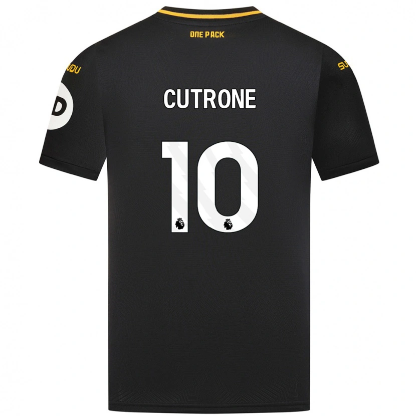 Danxen Kid Patrick Cutrone #10 Black Away Jersey 2024/25 T-Shirt