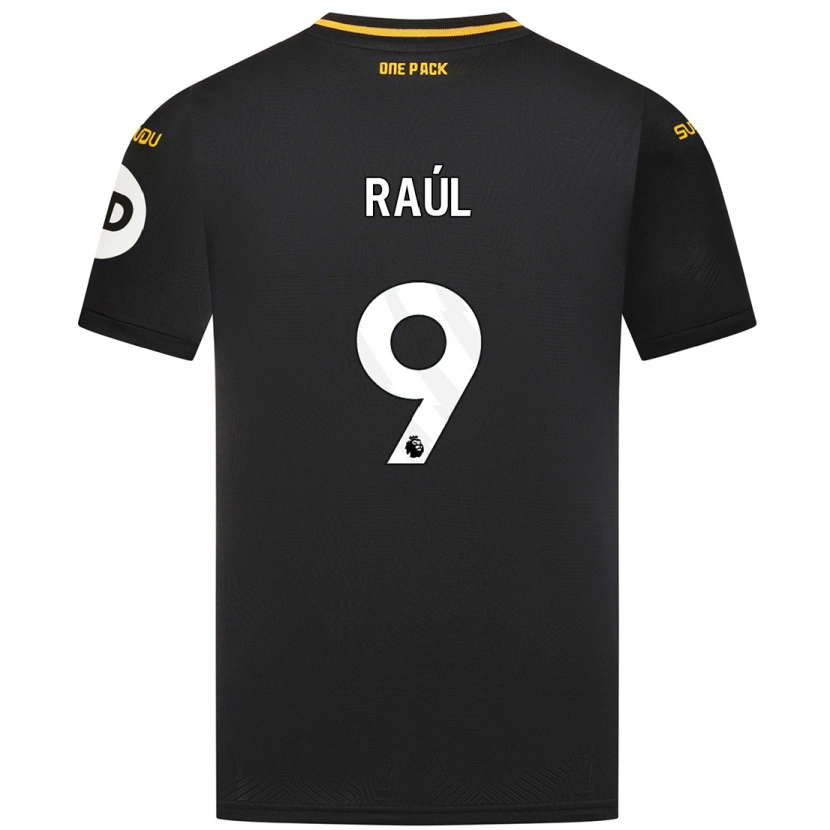 Danxen Kid Raul Jimenez #9 Black Away Jersey 2024/25 T-Shirt