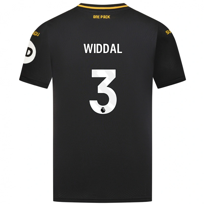 Danxen Kid Natalie Widdal #3 Black Away Jersey 2024/25 T-Shirt