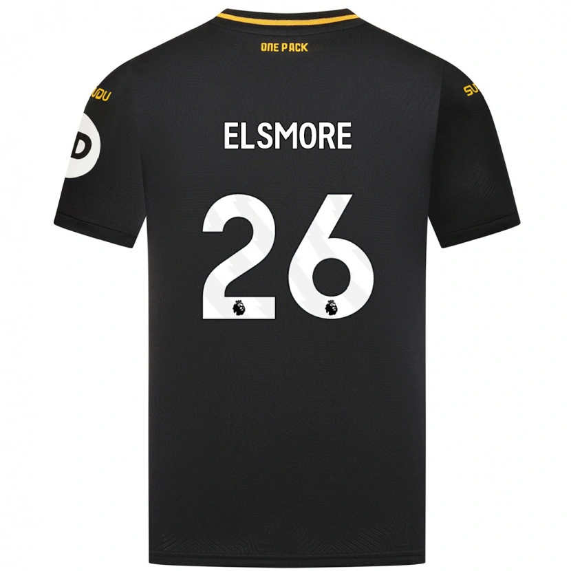 Danxen Kid Ria Elsmore #26 Black Away Jersey 2024/25 T-Shirt