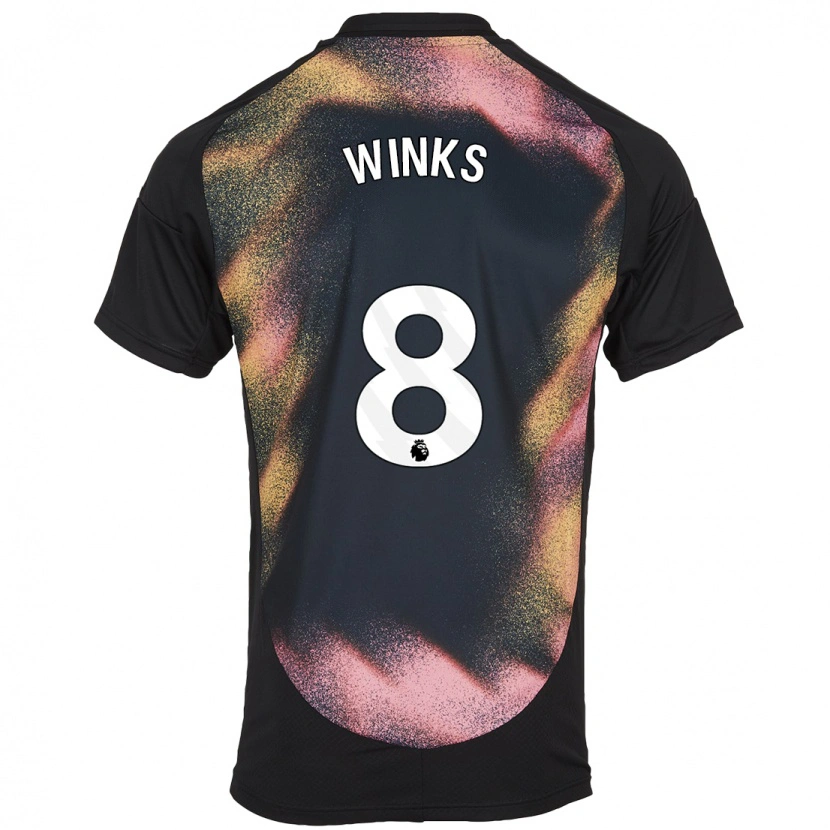 Danxen Kid Harry Winks #8 Black White Away Jersey 2024/25 T-Shirt