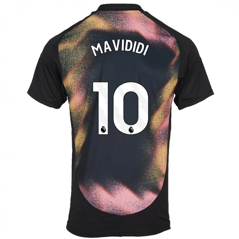 Danxen Kid Stephy Mavididi #10 Black White Away Jersey 2024/25 T-Shirt