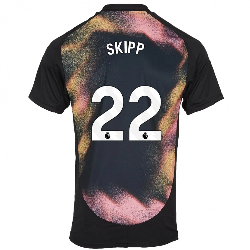 Danxen Kid Oliver Skipp #22 Black White Away Jersey 2024/25 T-Shirt