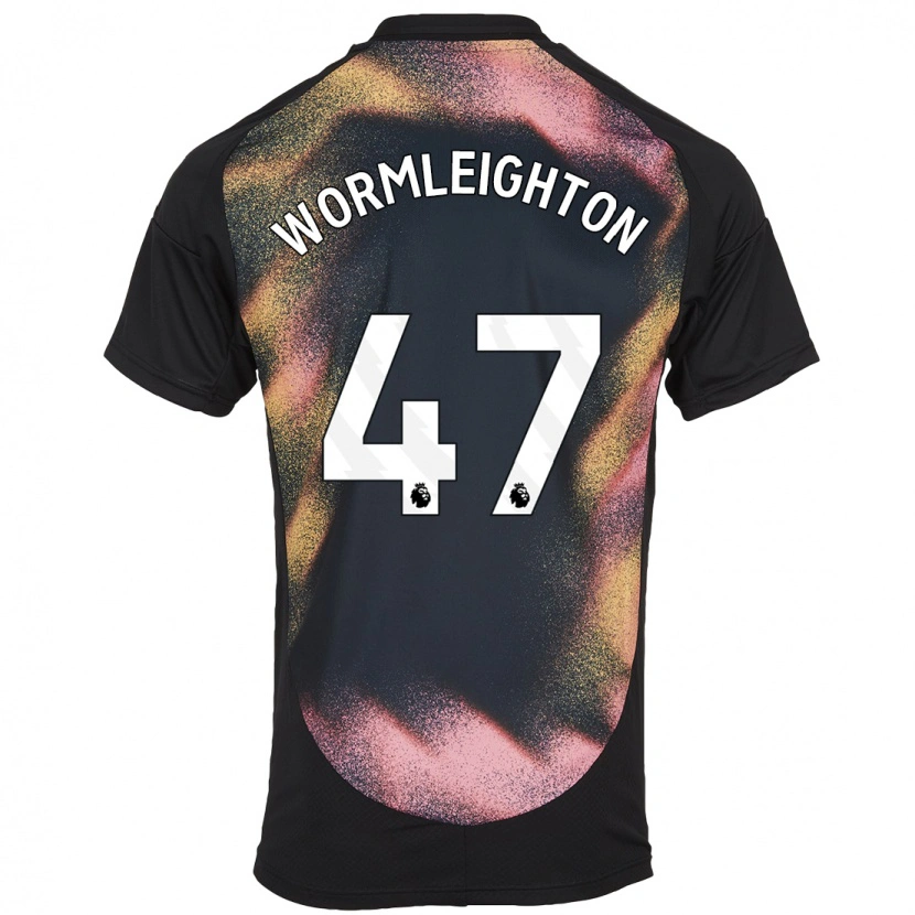 Danxen Kid Joe Wormleighton #47 Black White Away Jersey 2024/25 T-Shirt