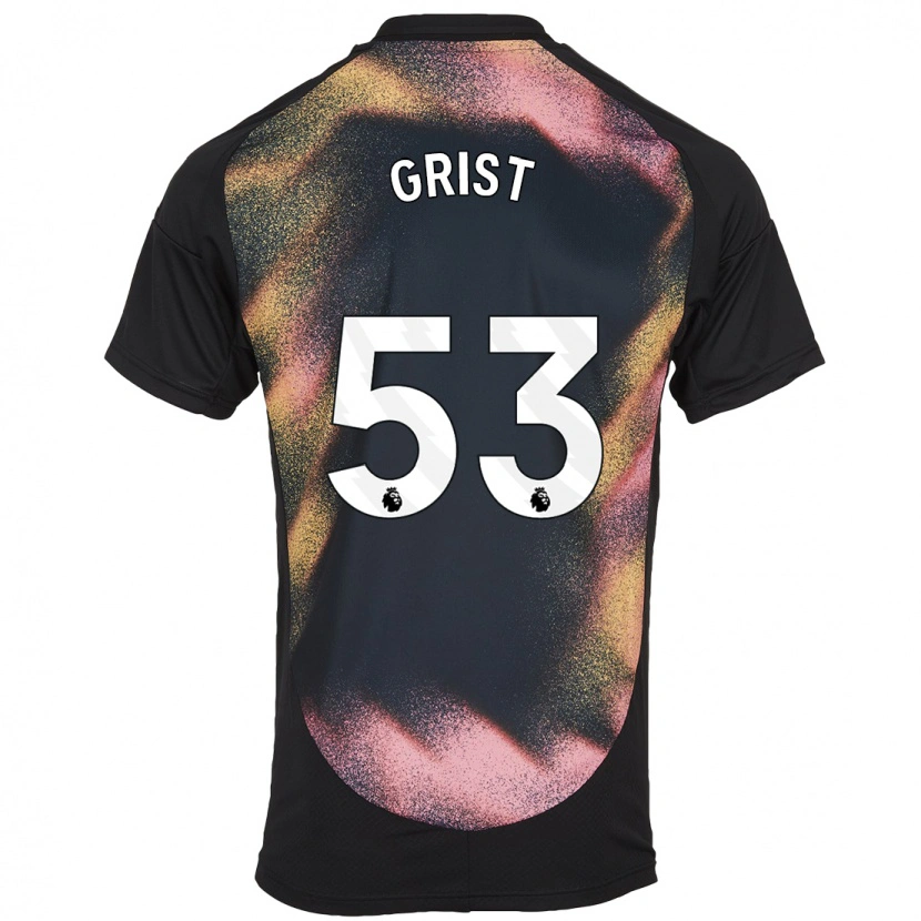 Danxen Kid Ben Grist #53 Black White Away Jersey 2024/25 T-Shirt