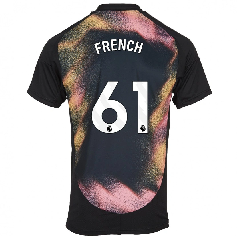 Danxen Kid Harry French #61 Black White Away Jersey 2024/25 T-Shirt