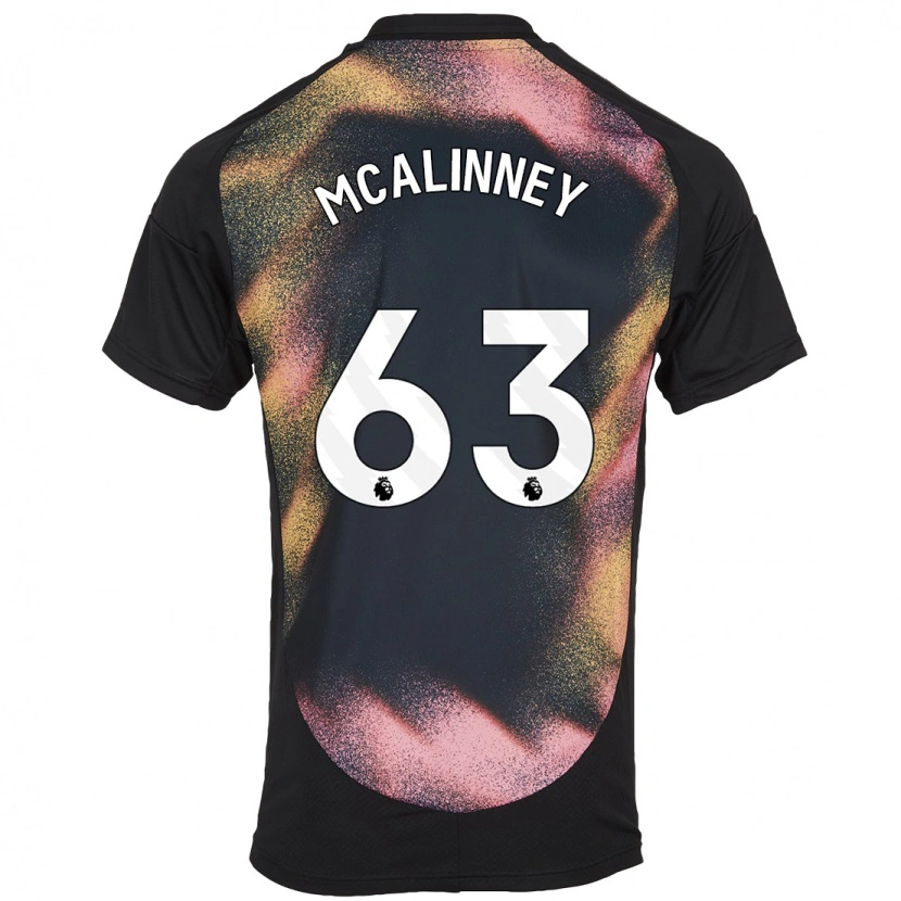 Danxen Kid Liam Mcalinney #63 Black White Away Jersey 2024/25 T-Shirt